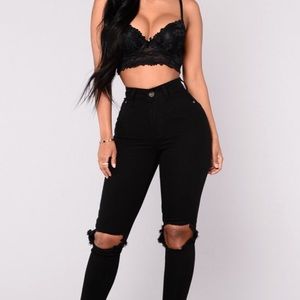 Fashion Nova high waisted jeans